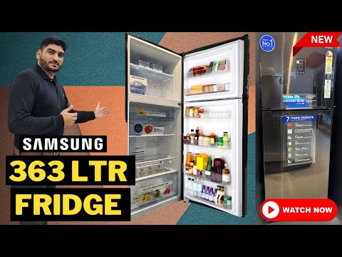 samsung 363 litre 5 in 1 convertible double door refrigerator | samsung refrigerator | RT39C5532BS