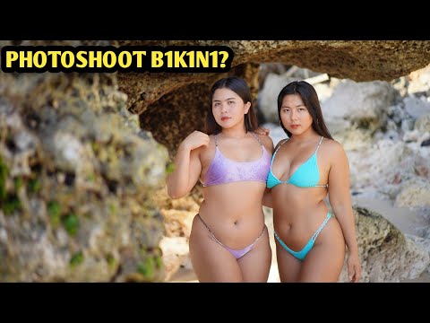 PHOTOSHOOT B!K!N! BARENG OMANG SINDY DI PANTAI || SAWANGAN BEACH