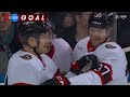 Senators' Warren Foegele Blasts Home One-Timer Off Sweet Feed From Lars Eller