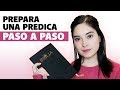 ¡Prepara una PREDICA! fácil + rápido