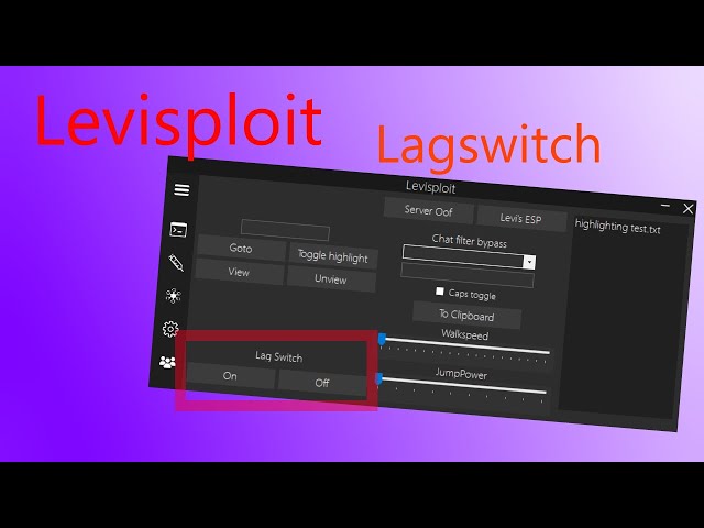Lagswitch Levisploit Today Roblox Exploit Free Level 6 Lua Executor Free Scripts Youtube - make an lua and luac roblox exploit by thatsw0lfy