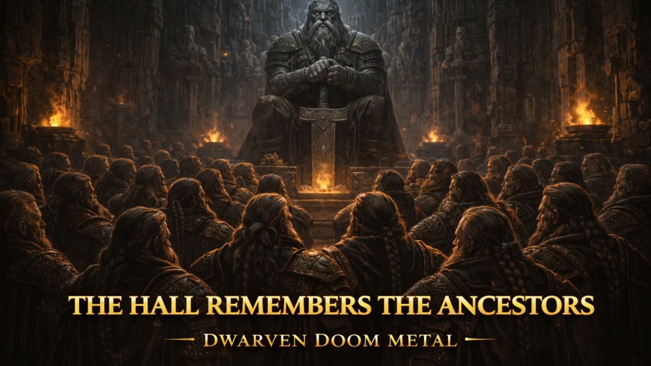 The Hall Remembers the Ancestors | Khazrun Forge Chant - Dwarven Doom Metal