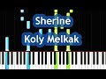 Sherine - Koly Melkak Piano Tutorial شيرين - كلي ملكك - الكليب الرسمي