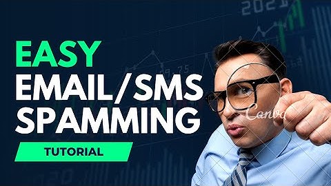 How to to Spamm/How spammers email,sms spamming - A Comprehensive Guide(EDUCATIONAL PURPOSES)