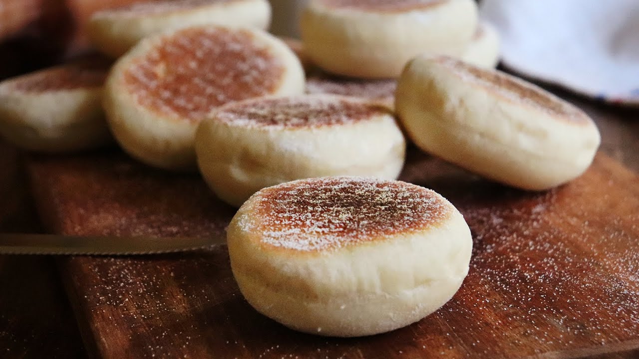 English Muffin | PAN SIN HORNO en SARTÉN - CUKit! - YouTube