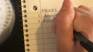 Moon - Intro to spelling words