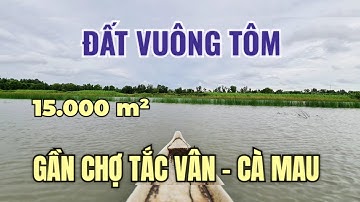 Nhà đất CÀ MAU LAND ▪ Bán đất vuông tôm gần chợ Tắc Vân, Tp Cà Mau. 80tr/công đất