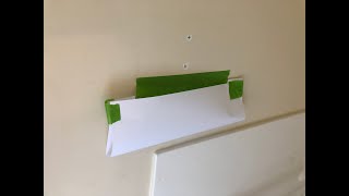 How to drill holes without making a mess in drywall, tile, cement board (almost anything). by Rick's Tid-Bits 252 views 3 years ago 1 minute, 15 seconds