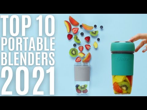 Top 10: Best Portable Blenders for 2021 / Personal Blender for Shakes, Smoothies, Juice, Cocktails