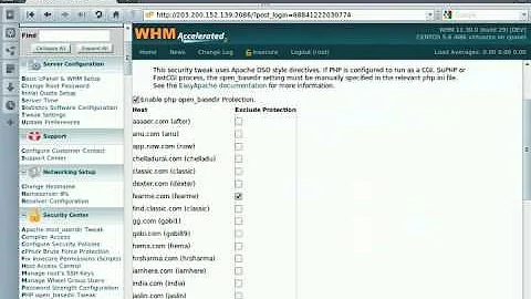 HowTo: Disable PHP open_basedir protection in cPanel/WHM