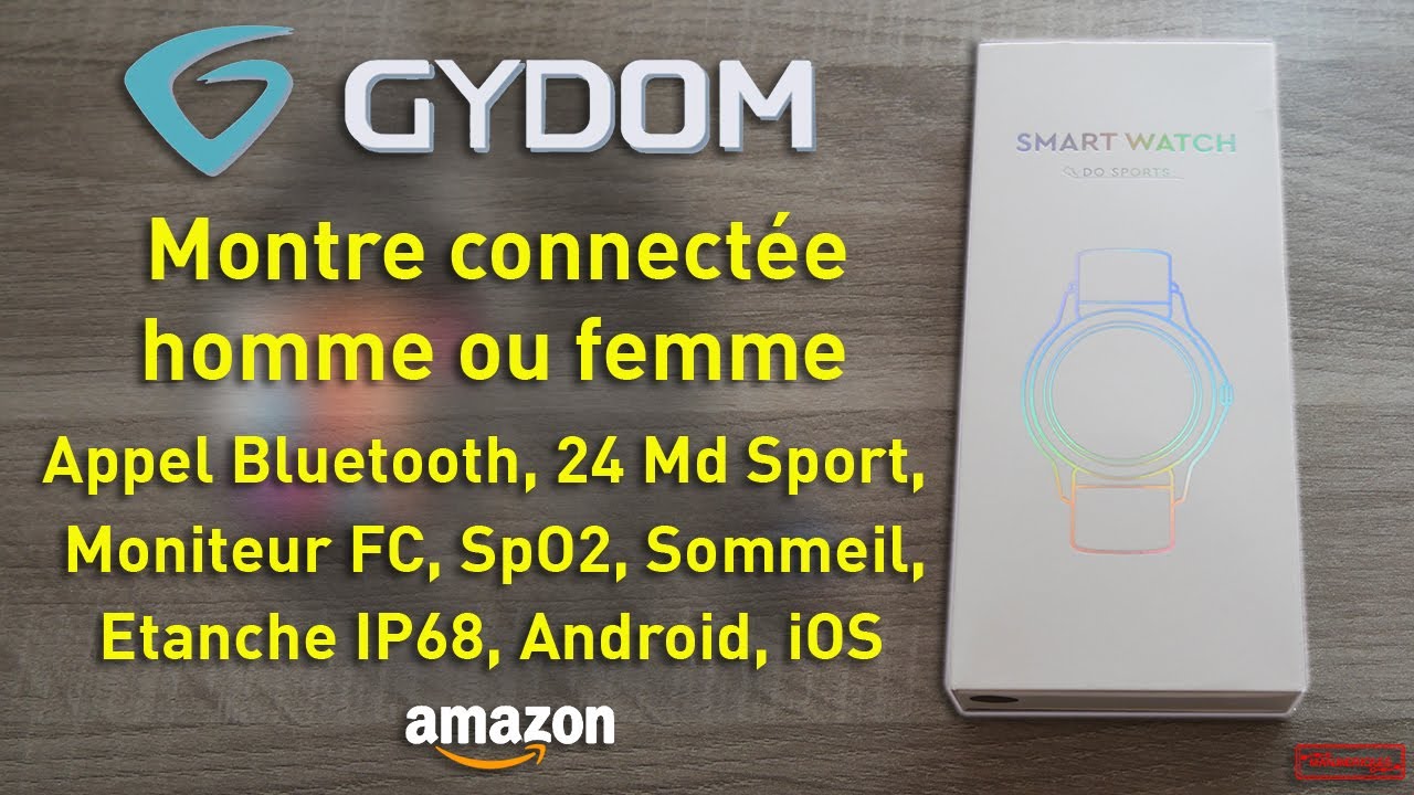 Gydom Smart Watch pour Hommes AnswerMake Call, 1.28 Algeria