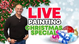 Abstract painting LIVE STREAM from the Swarez Paint Studio