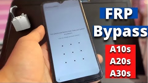 Samsung A10s A20s A30s 2025 FRP Unlock & Google Account Bypass