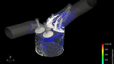 The full hydro simulation of a PFI type Engine