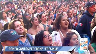Romeo Santos canta Eres Mia en vivo en las calles de New York