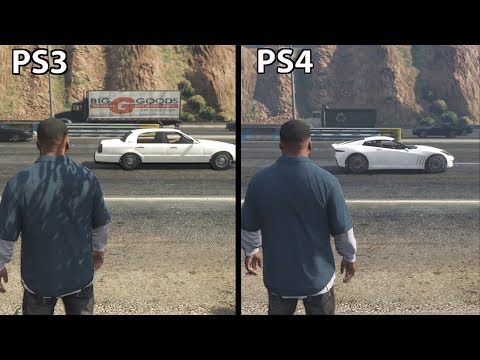 GTA 5 - PS4 vs PS3 Graphics (2017)