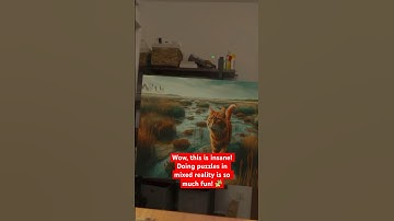 Doing puzzles in mixed reality is so much fun! #shorts #avp #applevisionpro #quest3 #puzzle #vr