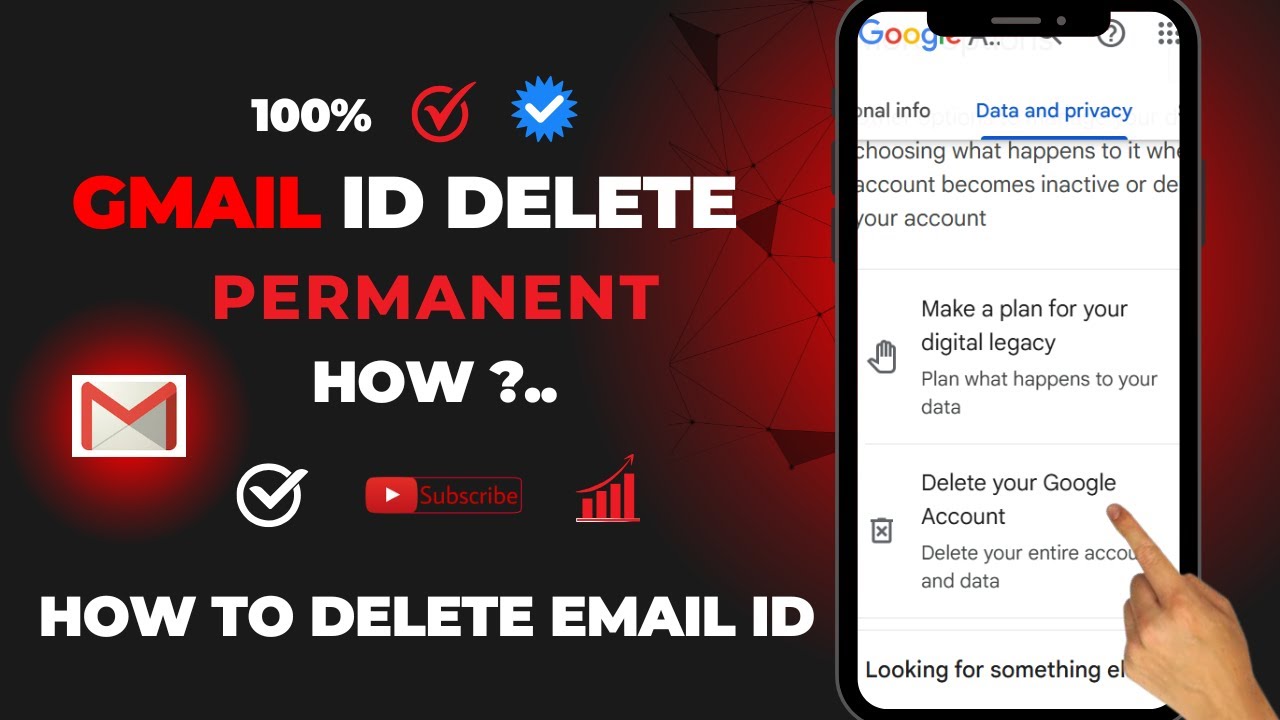 How to Permanently Delete Your Gmail Account | Step-by-Step Guide ...