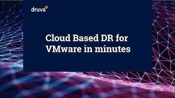 Cloud Based DR for VMware in minutes