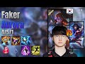 Faker Mid Aurora vs Ahri lol KR solo rank Full Game 16.8 | 페이커 오로라 vs 아리