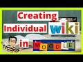 How to create individual wiki in moodle   reds journey tv