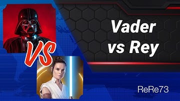 Vader vs Rey - swgoh