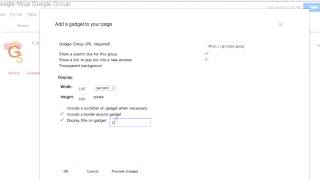Embed Google Group