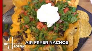 Air Fryer Nachos with Ground Beef Recipe