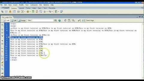HTML Tutorials 2  How to use bold, italic and under line