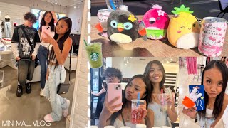 MINI MALL VLOG🧋🌷⛅️ | starbucks study session, mall + boba, sephora, & five below HAUL!