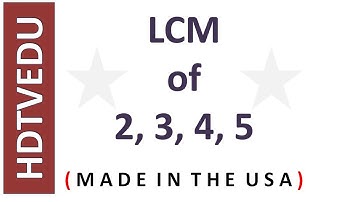 LCM in about 2 Minutes Least Common Multiple HDTVEDU 1843 Developmental Math