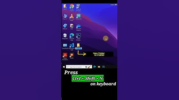 KeyboardHacks | Keyboard Shortcut to Create New Folder?2024      #keyboardshortcuts #windows10 #2024