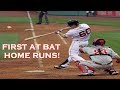 MLB | FIRST CAREER AT BAT HOME RUNS! | 1080p HD