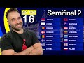 Eurovision 2023: My Top 16 of SemiFinal 2
