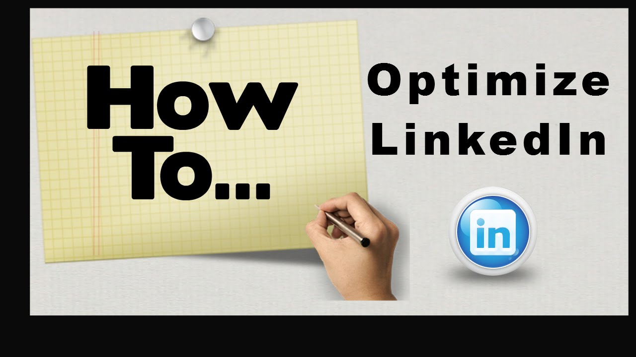 How to Optimize your LinkedIn Profile | Sales & Marketing Speaker - YouTube