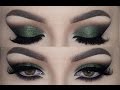 ♡  Olive Green Cat Smokey Eyes ♡ Make Up Tutorial | Melissa Samways