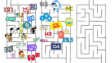 Numbers 121 - 180  #irrgarten