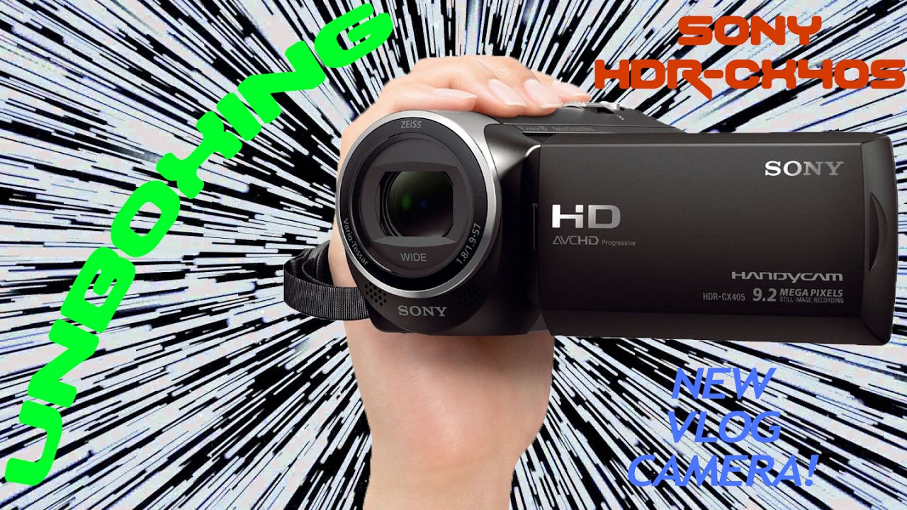 UNBOXING MY NEW SONY HDR-CX405 CAMCORDER! - YouTube