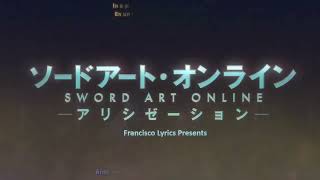 Sword Art Online Alicization OP 2 Full Resister - ASCA - Franciscos AMV - Rainych Cover