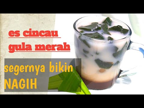 CARA MEMBUAT ES CINCAU GULA MERAH - YouTube