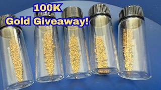 100K Alluvial Gold + Gold Paydirt Giveaway!  Anyone can enter!