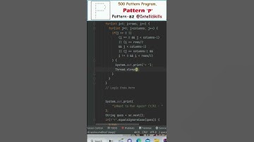 Java Pattern-82 | Pattern 