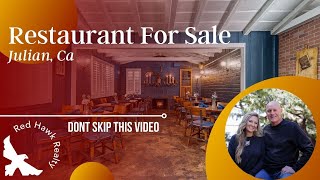 Award-Winning Restaurant Bar for Sale in Julian s Scenic Backcountry