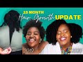 MY NATURAL HAIR IS ALMOST WAIST LENGTH IN TWO YEARS | 18 Month BIG CHOP Update | Extreme Hair Growth