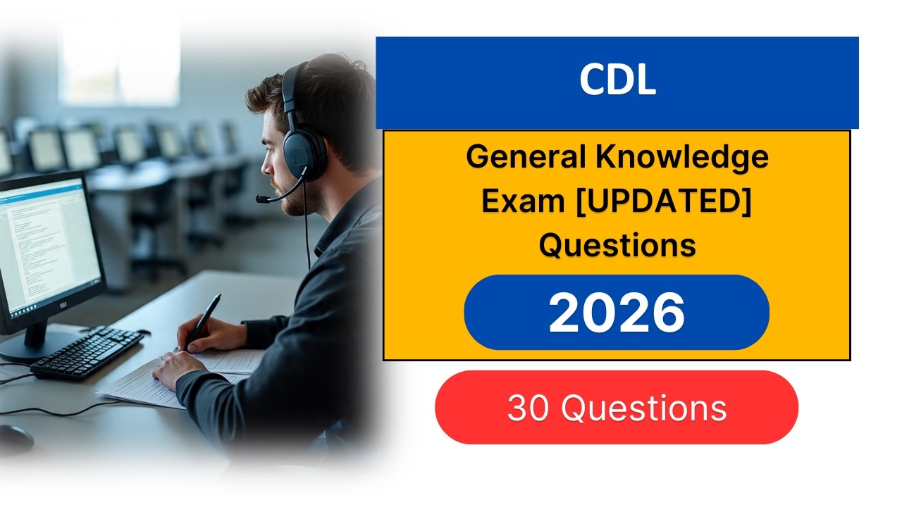CDL General Knowledge Exam 2026 [UPDATED] 30 Must-Know Questions - YouTube