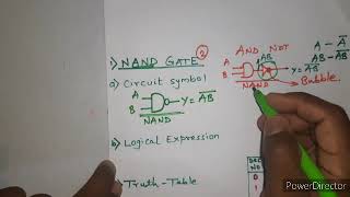 DTE L 23 (Concepts of Universal Gates( NAND / NOR)