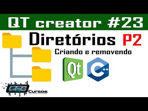 Criando e removendo diretórios - Curso de QT Creator / C++ #23