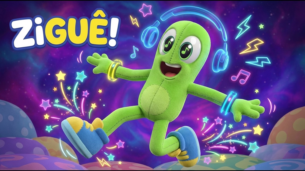 ZIGUÊ EXPLOSÃO GALÁCTICA 🚀💥 Música Infantil Super Bombástica Para Dançar!