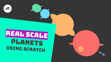 Planets Real Scale Solar System Model Using Scratch