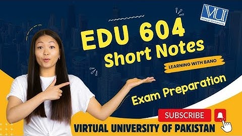 EDU 604 Comparative Education short notes midterm/Final term  #shortnotes #edu604 #vu